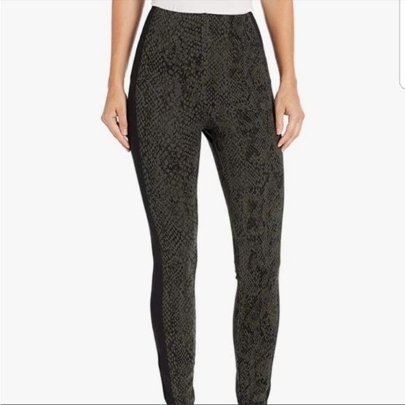 Lysse Laura Snakeskin Print Ponte Leggings small - Picture 2 of 7